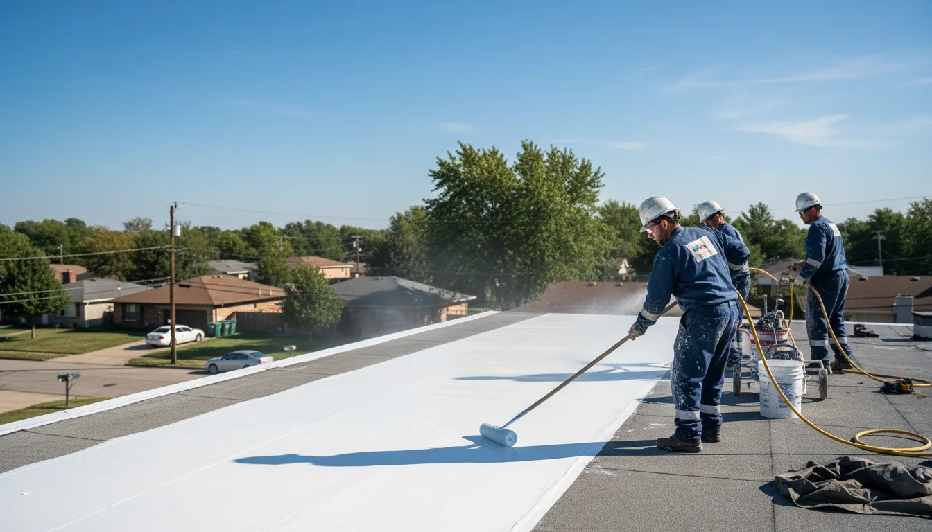 Commercial roof coating in Galena, KS near me